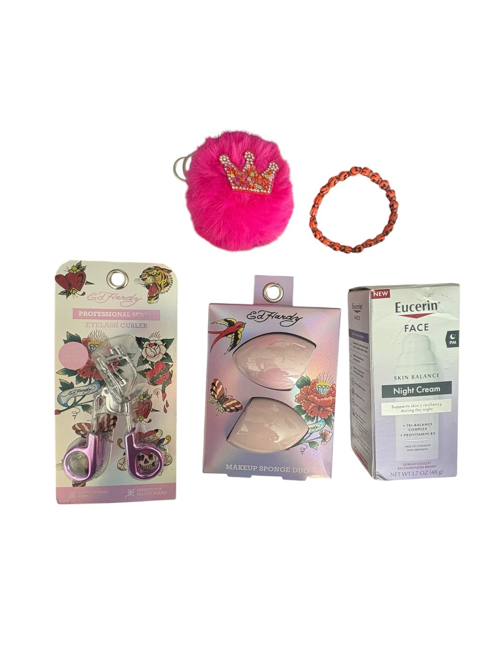 Beauty bundle including Ed hardy all NIP except bracelet & key chain NWOT